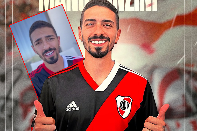Lanzini habló como nuevo jugador de River Foto: River Plate