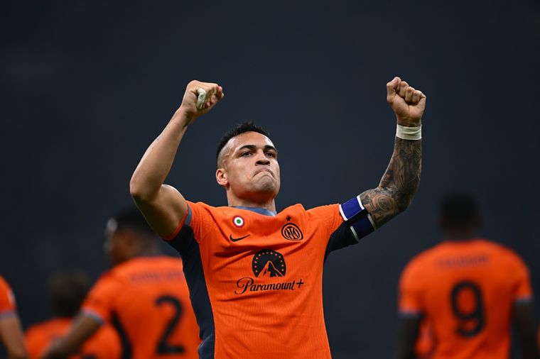 El Toro bravo. El argentino es el máximo goleador de la liga italiana. Foto: @Inter_es