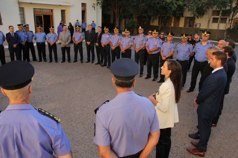 Merces Rus con la cúpula policial. Merces Rus con la cúpula policial.