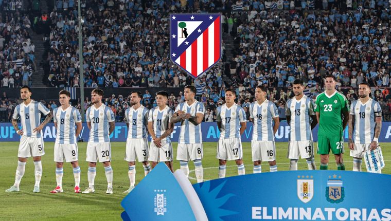 El Atlético de Madrid quiere sumar a sus filas a otro hombre de la Selección argentina. Foto: Fotobaires y Paladar Negro