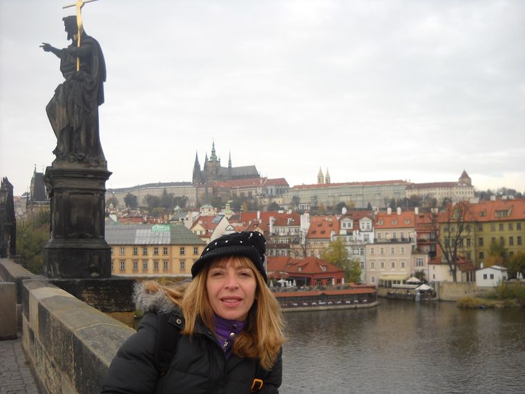 En Praga. Foto: Roxana Badaloni