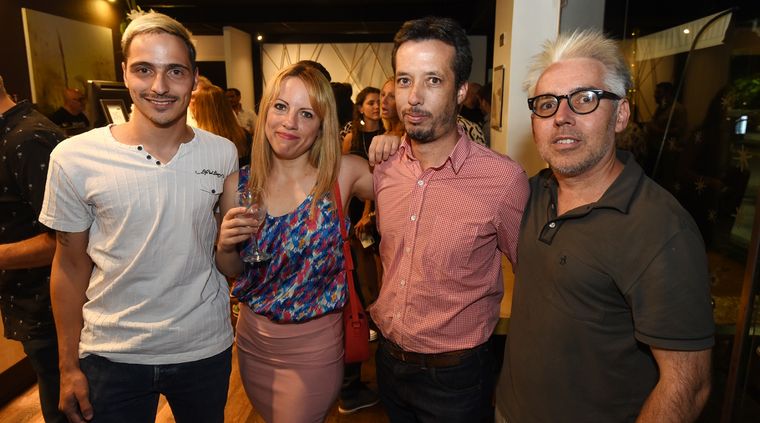 Gonzalo Conti, Déborah Puebla, Pablo Icardi y Laureano Manson.