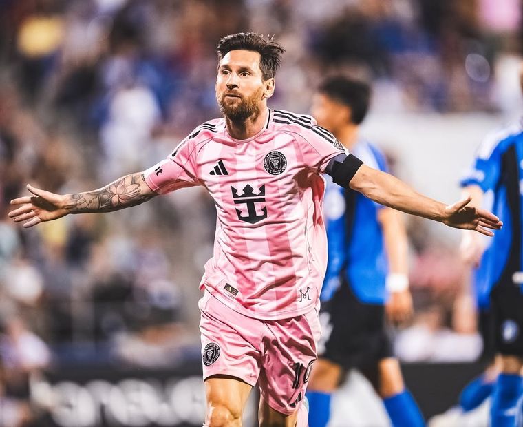 El look casual de Lionel Messi.
