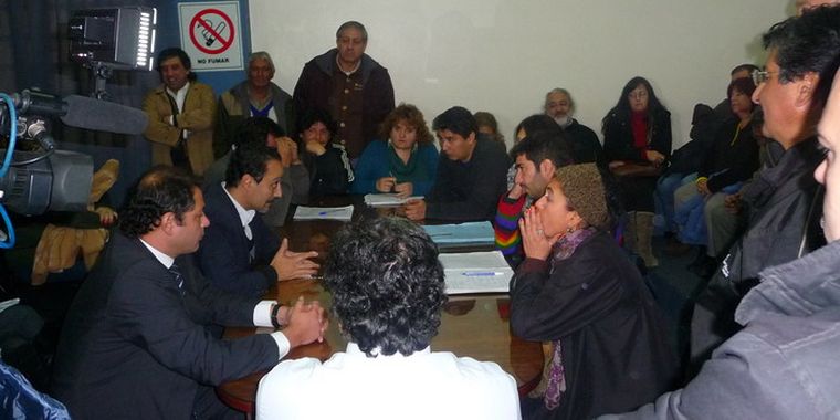 Instancia de negociación de hoy en la Subsecretaría de Trabajo local.