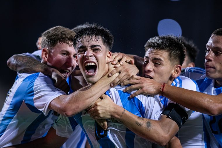 Argentina avanzó a la siguiente instancia del Sudamericano Sub 20. Foto: @Argentina