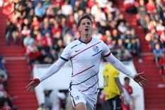 Andrés Vombergar El delantero convirtió para el triunfo de San Lorenzo.