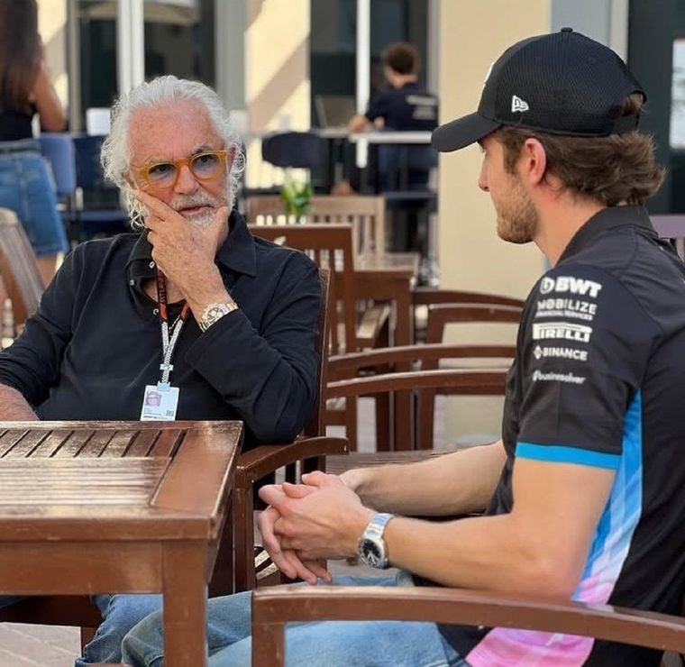 Flavio Briatore, el asesor deportivo de Alpine, quiere a Franco Colapinto en el equipo. Foto: Alpine oficial