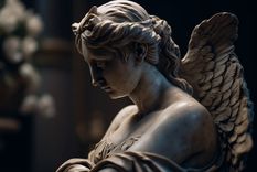 El ángel volaba bajito, calmando las miserias de aquellas personas que eran alcanzadas por su tenue suspiro. Foto: Freepick.