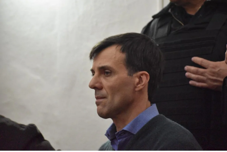 El presunto autor del triple crimen, durante el juicio Foto: NA
