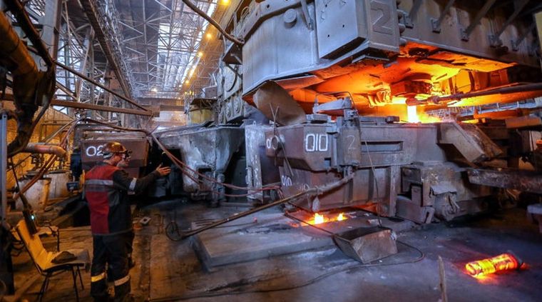 Metinvest ha sido bombardeada. Foto: KyivPost.