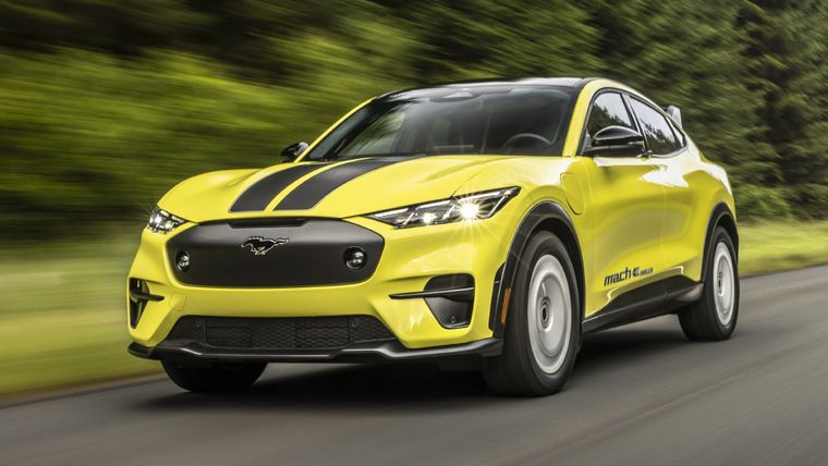 Ford presentó el nuevo Mustang Mach-E Rally Foto: Ford