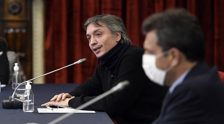 Máximo Kirchner, impulsor del proyecto. Foto: Prensa Diputados