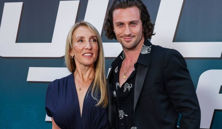 Aaron Taylor Johnson y su esposa, Sam Taylor Wood.