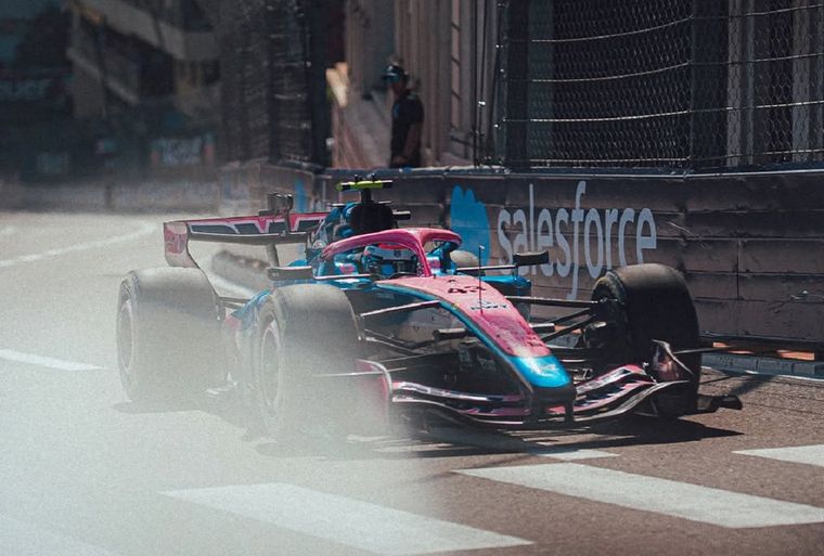Franco Colapinto disputa la FP3 del Gran Premio de Mónaco.