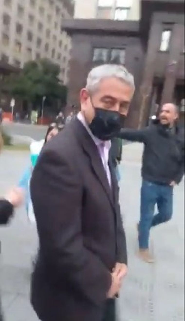 Jorge Ferraresi vivió un incómodo momento cuando salía de la Casa Rosada.