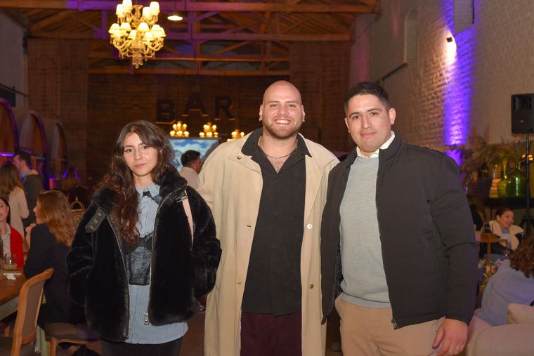 Florencia, Facundo y Octavio. Florencia, Facundo y Octavio.