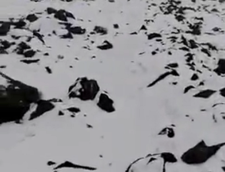Nevó por primera vez en Alta Montaña. Foto: Foto captura video.