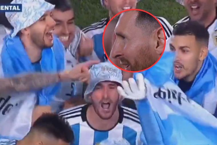 Messi y su reacción a la canción de un minuto de silencio... para Francia que está muerto