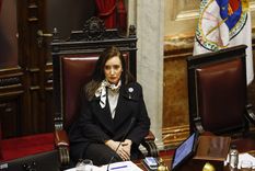 La presidente del Senado, Victoria Villarruel.