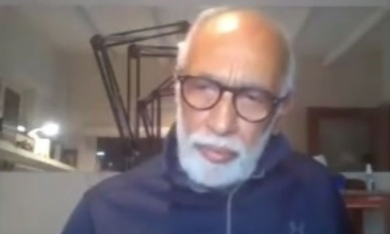 Oscar El Negro González Oro rechazó volver a hacer radio en la Argentina El periodista anunció que seguirá viviendo en Uruguay Foto: Captura de TV