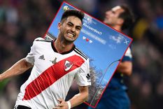 Gonzalo Pity Martínez hizo enloquecer a los hinchas de River desde Madrid.