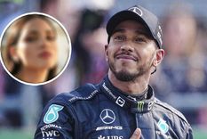 Lewis Hamilton fue visto a bordo de un yate junto a una estrella mexicana