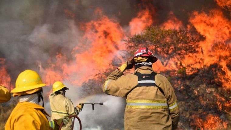 Los incendios forestales, una amenaza permanente. Foto: Archivo MDZ