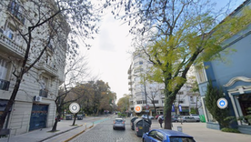 La esquina donde ocurrió el incendio en el barrio porteño de Belgrano R. La esquina donde ocurrió el incendio en el barrio porteño de Belgrano R.