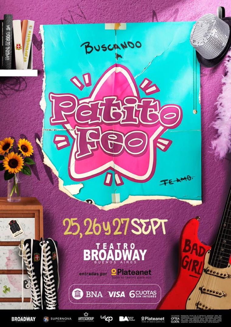 El flayer oficial de la obra musical. Créditos: Plateanet