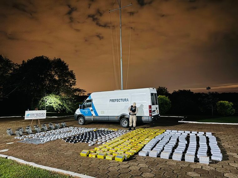 El cargamento incautado Foto: Ministerio de Seguridad de la Nación