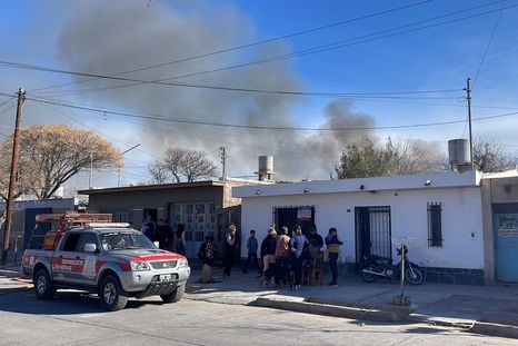 La zona donde se desató el incendio Foto: Gentileza NDI