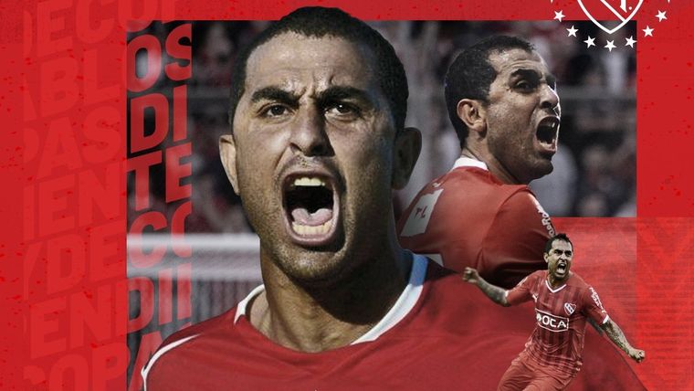 La imagen que usó el Rojo para hacer el anuncio Foto: CA Independiente