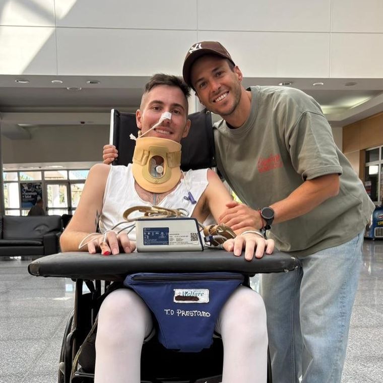 Juan Cruz Yacopini sigue recibiendo visitas y avanzando en su recuperación. Juan Cruz Yacopini sigue recibiendo visitas y avanzando en su recuperación.