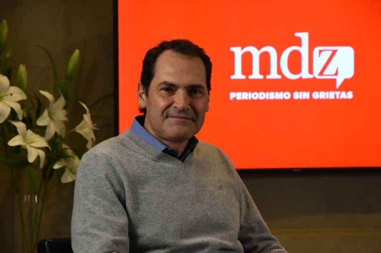 El empresario destaca el potencial del sector industrial, pero reclama aligerar el peso de los impuestos para poder competir en igualdad de condiciones con los bienes importados. Foto: Maximiliano Ríos/MDZ