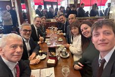 Guillermo Francos y parte del Gabinete en la reunión informal Foto: Noticias Argentinas