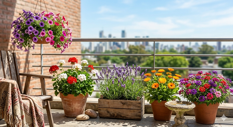 Las plantas con flor más resistentes. Fuente: IA Gemini.