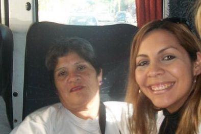 MDZol | Díaz (derecha), junto a un grupo de Madres del Dolor de San Luis.