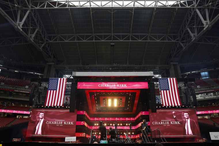 En el funeral de Charlie Kirk, Donald Trump, el secretario de Estado, Marco Rubio y el vicepresidente J.D. Vance, darán su discurso. 
