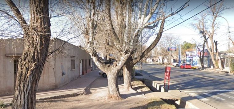 El hecho ocurrió en la calle San Martín al 2100