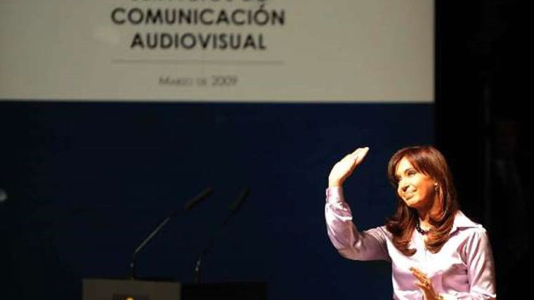 En el primer gobierno de Cristina Kirchner, en 2009, se sancionó la Ley de Servicios de Comunicación Audiovisual.