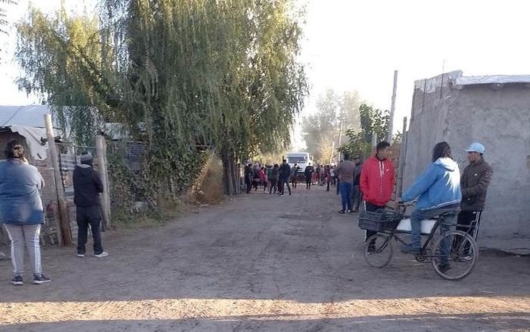 La zona del incendio Foto: El Cuco Digital