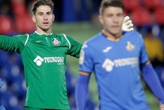 Leandro Chichizola, el arquero argentino del Getafe. Leandro Chichizola, el arquero argentino del Getafe.