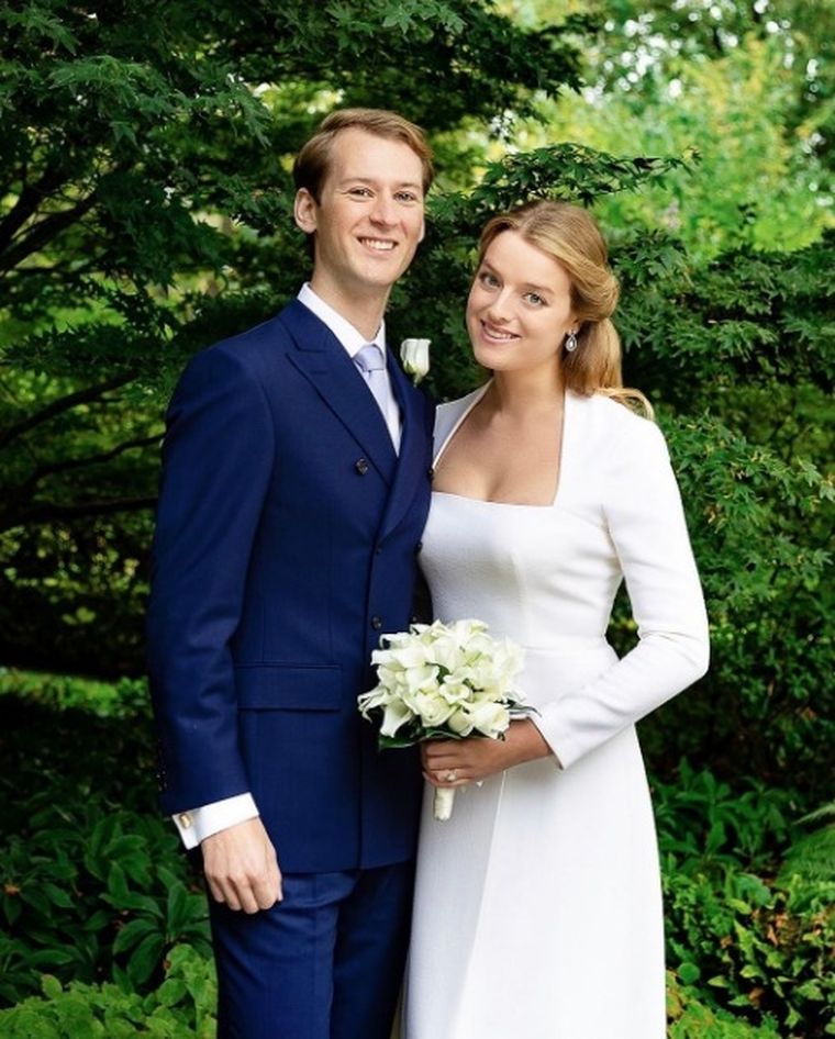 La pareja se la realeza que se casó en secreto.