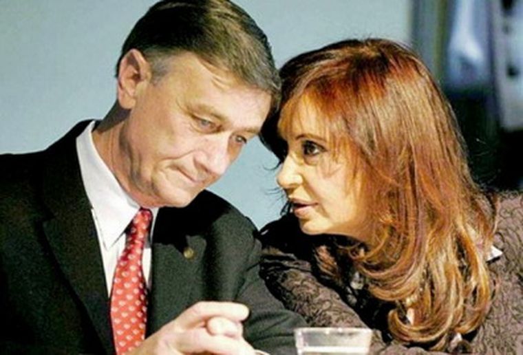 Hermes Binner junto a la presidenta.