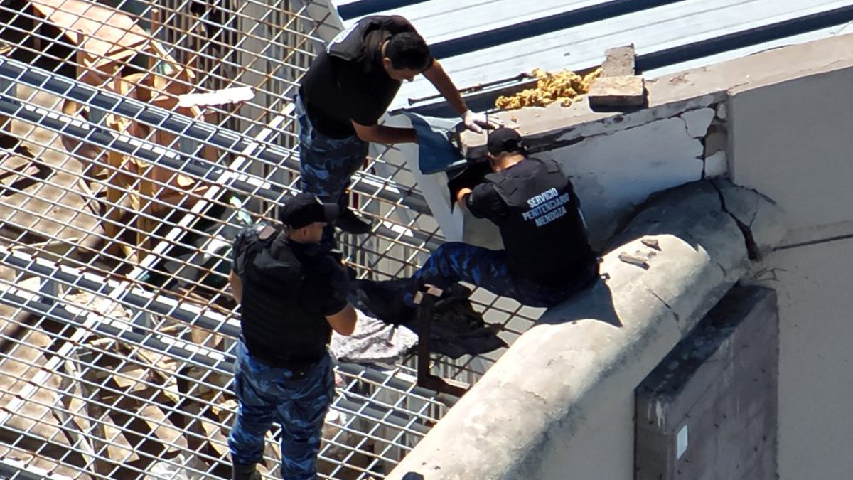 Hallaron más de 700 dosis de drogas ocultas en un entretecho del penal Almafuerte