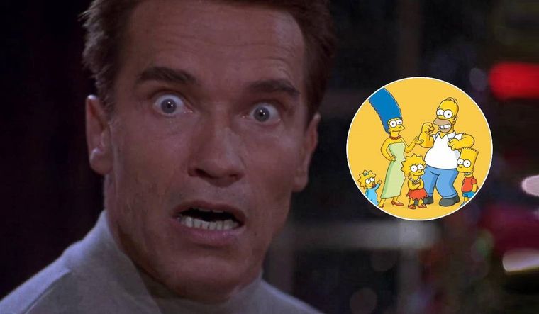 Arnold Schwarzenegger estaba en su mejor momento cuando le propusieron una película que rompía moldes, mecanismo inspirado en Los Simpson.
