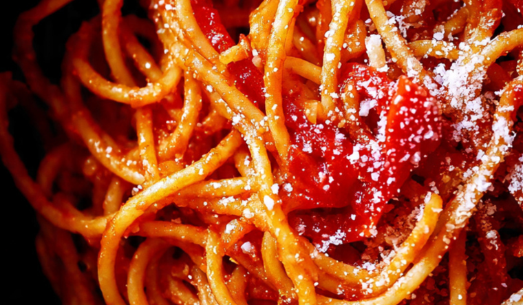 Receta de spaghetti de morrón Receta de spaghetti de morrón