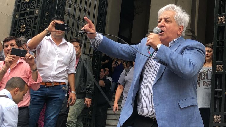 Julio Piumato, histórico gremialista de los judiciales, es uno de los que encabeza el reclamo Foto: Archivo MDZ