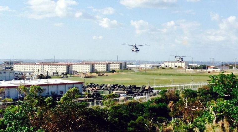 La base Camp Hansen, en Okinawa. Foto: Camp Hansen.