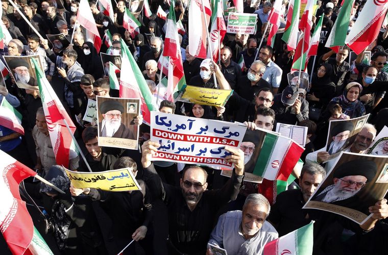 Las protestas contra el Estado Islámico se multiplican no solo en Irán, sino también en otros lugares del mundo Foto: EFE